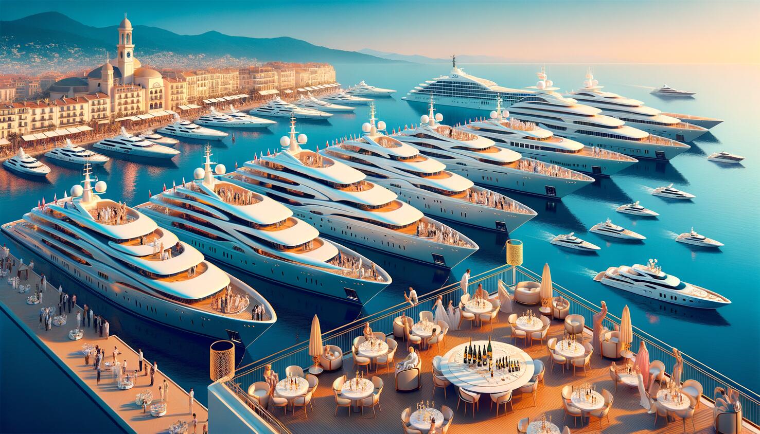 Monaco Yacht Show superyachts port Hercule